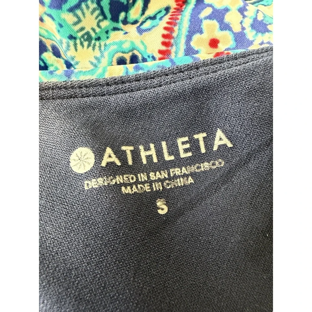Athleta Monaco Tie Swim Dress Athleisure Beach Vacation Resortwear Lace Up Small